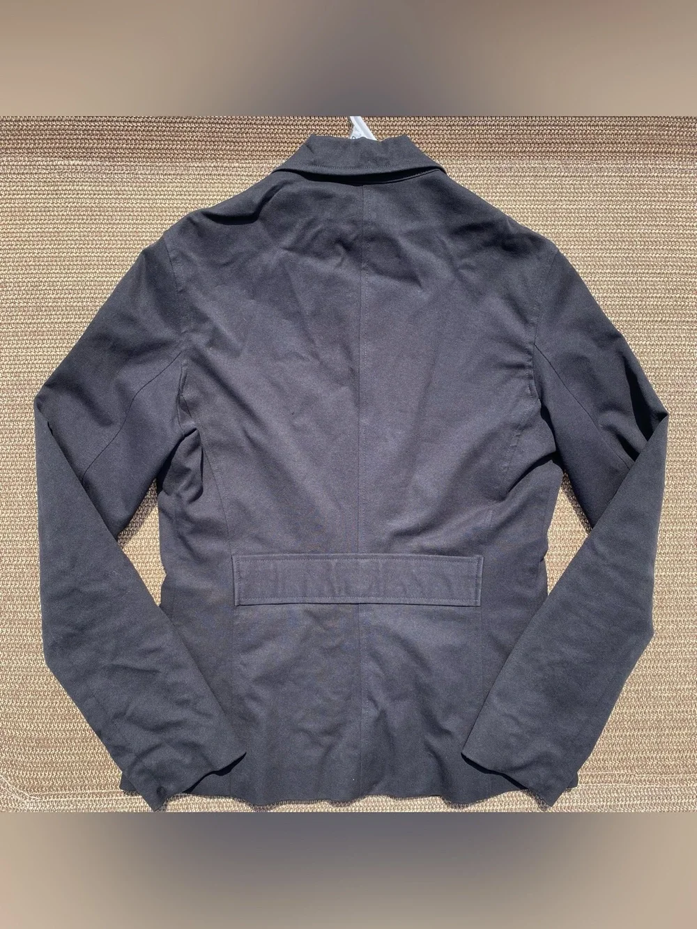 Gap Factory Vintage Y2K Black Zip Up Collared Jacket Size 6